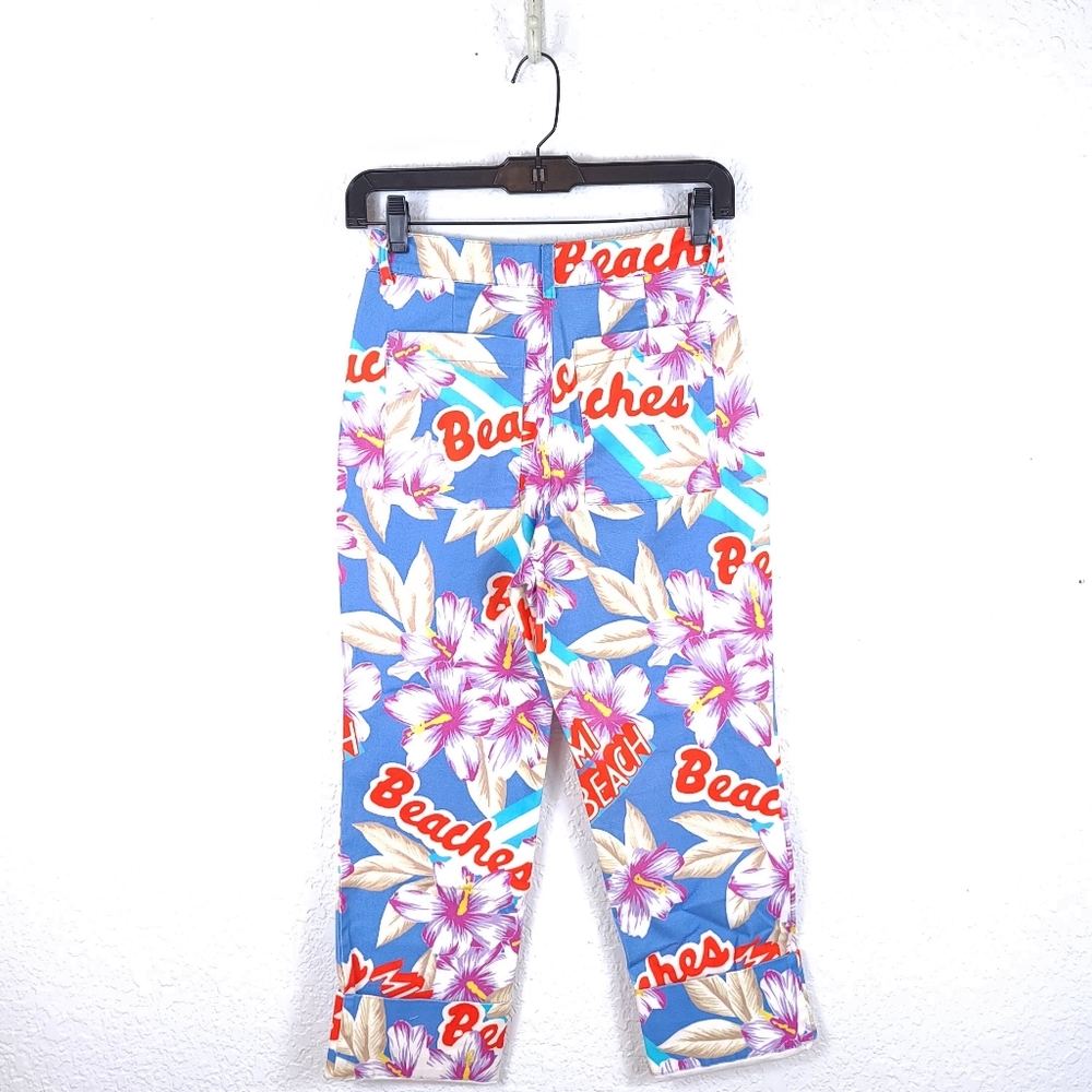 URBAN OUTFITTERS Miami Beach Print Pants - Picture 7 of 11